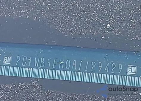 2010 Chevrolet Impala Lt из США, поврежденный, VIN 2G1WB5EK0A1129429